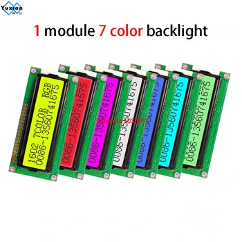 lcd modulis 1602 7color RGB apgaismojums ekrāna panelis LC162E labas kvalitātes