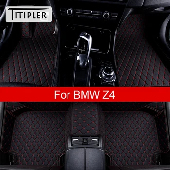 TITIPLER Automašīnas Grīdas Paklāji BMW Z4 E85 E86 E89 G92 2002-2021 Gadu Kāju Coche Piederumi Auto