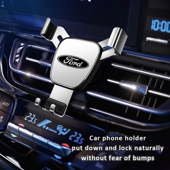 Gravitācijas Auto Telefona Turētājs GPS Atbalsts Mobilo Tālruni Mount Kandidēt Ford Focus Fiesta Ranger Mondeo Eskorts Falcon Flex S-MAX Kugas