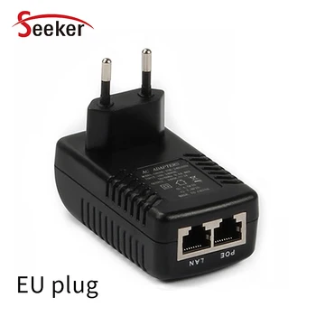 Jaunu Ethernet POE Inžektors DC12V 1A 12W Sienas Kontaktdakšu POE Switch Power Adapter EU/US/AU/UK plug pēc Izvēles